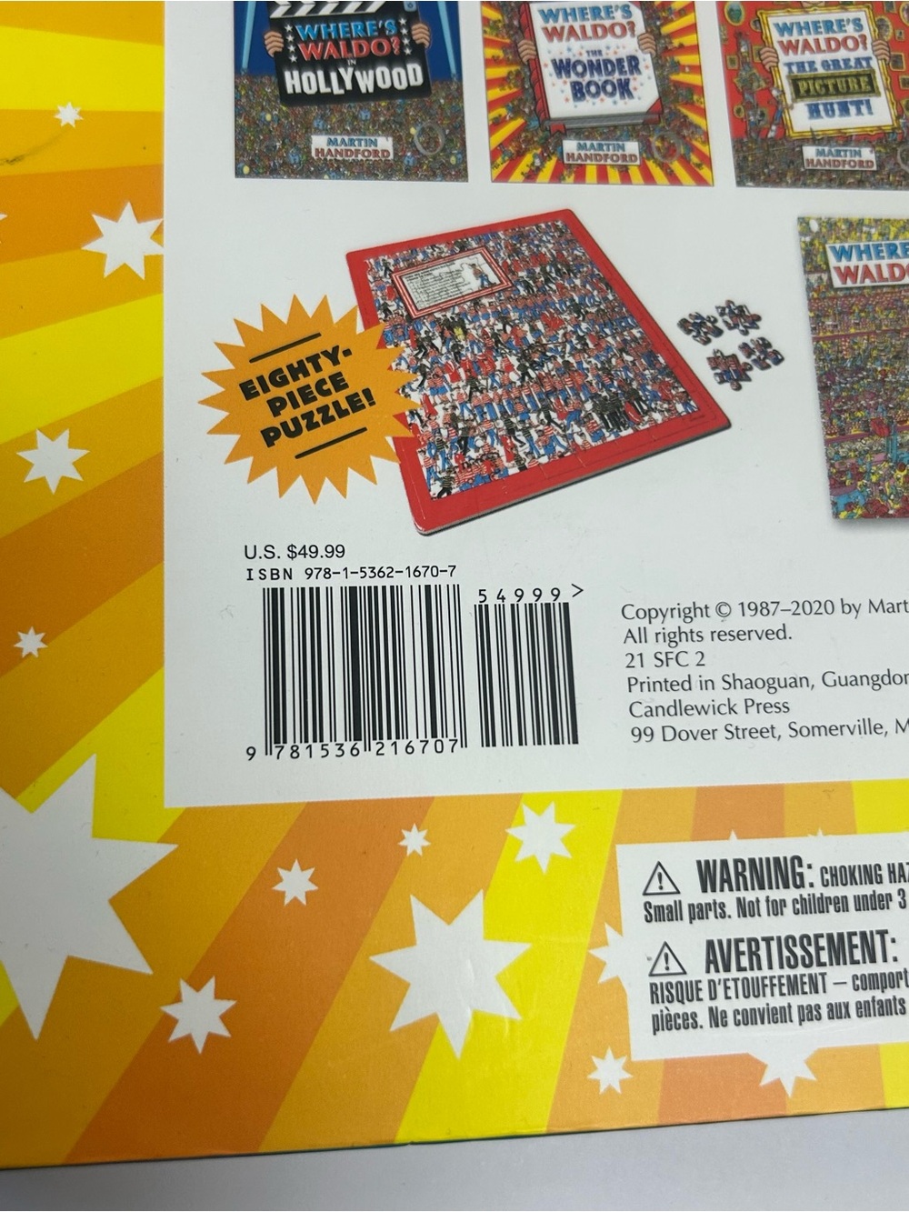 Where's Waldo The Super Six Complete Box Set 6 Books Puzzle Poster - Picture 10 of 10